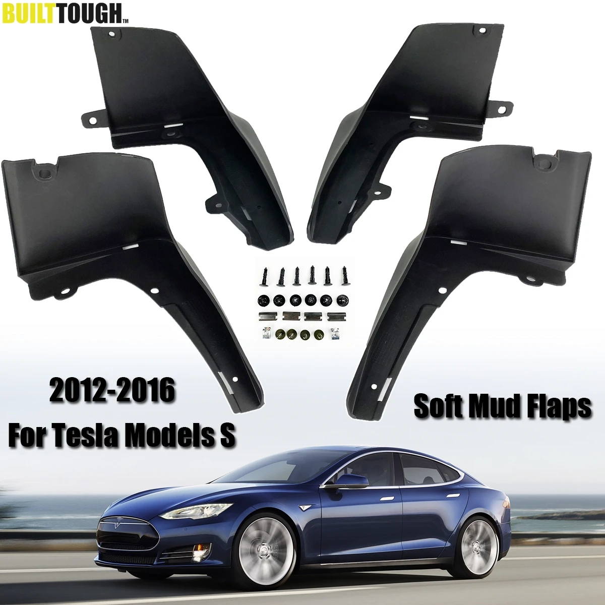 

Брызговики автомобильные для модели Tesla S 2012-2019, брызговики от грязи, брызговики, брызговики, грязевой клапан, передняя и задняя модели