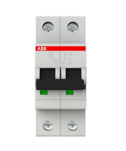 

10113637 S202-C6 Miniature Circuit Breaker - S200 - 2P - C - 6 A