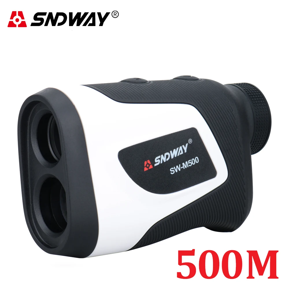 SNDWAY Laser Distance Meter 600m/1000m/1500m Telescope Laser Rangefinder Roulette for Hunting Golf 7X Monocular Distance Measure