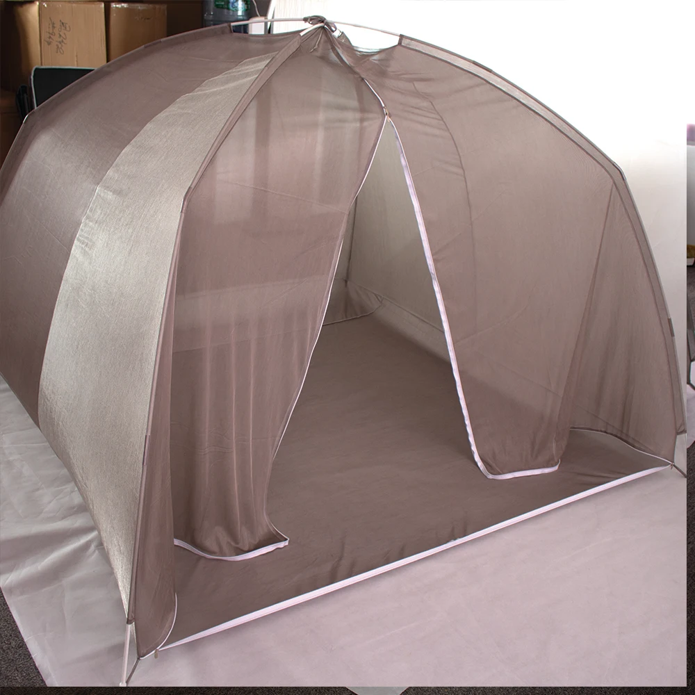 EMF Bed Canopy Natural Breathable Versatile Silver Fiber EMF Protection Cell Towers/WiFi/Smart Radiation Shielding