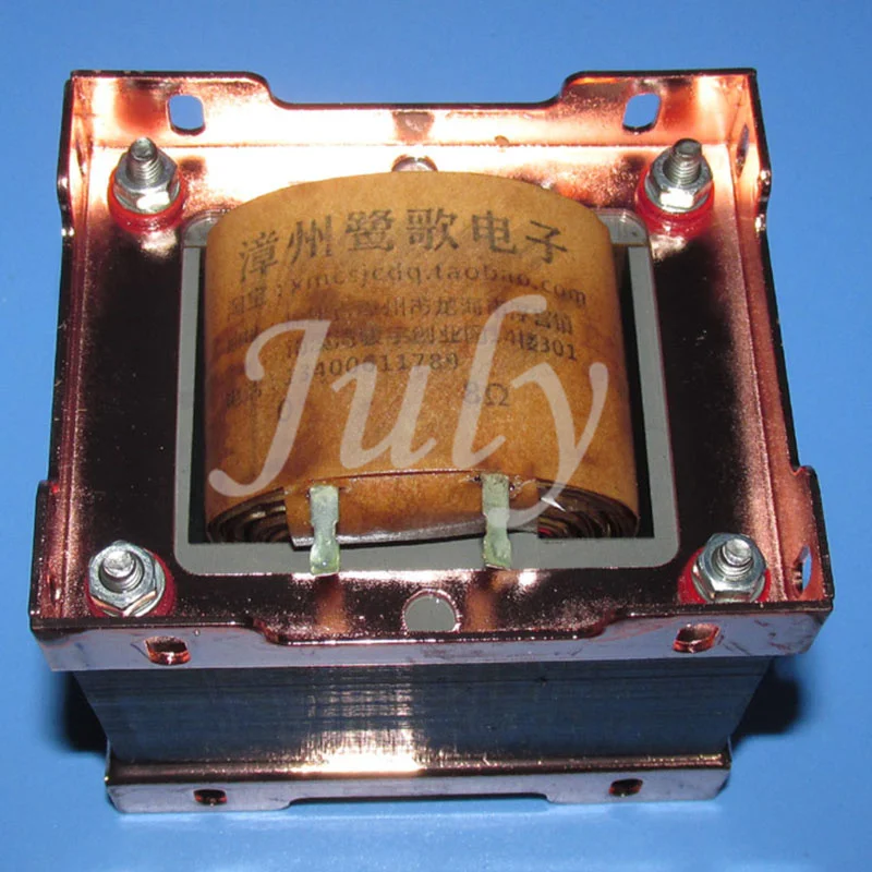 

A pair of EI76X40 Z11 iron core 5.5K tube single-ended output transformer 8W ultra linear tap 4/8 ohm output