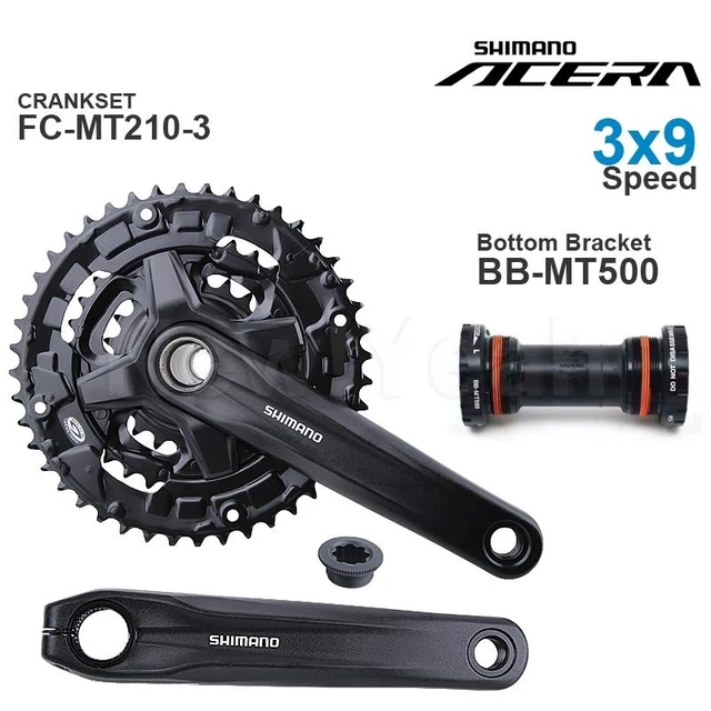 Shimano deore xt crankset 3x9 sale