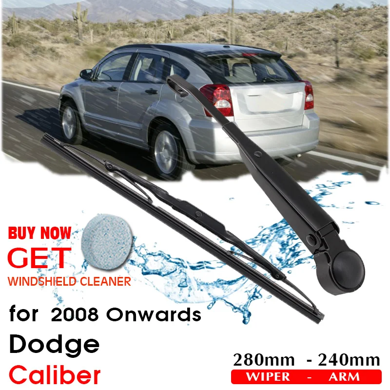 Car Wiper Blade Rear Back Window Windscreen Windshield Wipers Auto Accessories For Dodge Caliber Hatchback 280mm 2008 Onwards