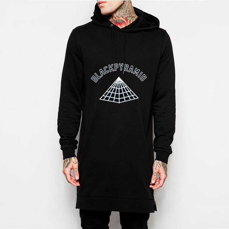 Brand Chris Brown Extand Hoodies Men Women Black Pyramid Hip Hop Hooded Sweatshirt O-Neck Side Zipper Hoodie 424 Long Sleeves