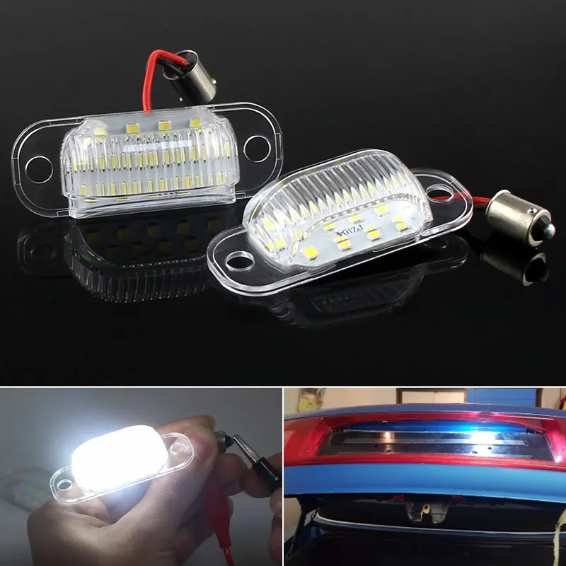 License Plate Light  White Car Accessorie For Audi 80/90/100(91-94) A6/S6 plus quattro(96-97) Avant qu. Cabrio. Cabriolet(92-00)