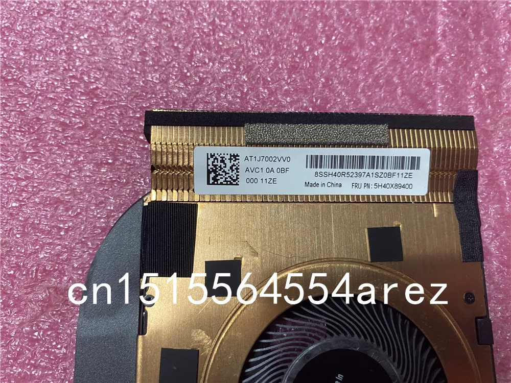 Imagem -02 - Original Ventilador de Refrigeração para Lenovo T14s Thinkpad Uma Cpu Ventilador de Refrigeração Dissipador de Calor Radiador Refrigerador Novo e