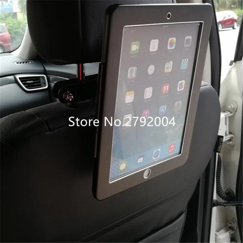 taxicab headrest tablet mount for ipad car vehicle media enclosure for Ipad 234 Air