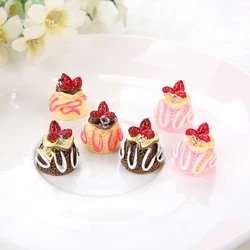 10Pcs Food Charms Cake And Ice Cream Pendants For Handmade Decoration Bracelets Necklace Earring Key Chain Jewelry Making