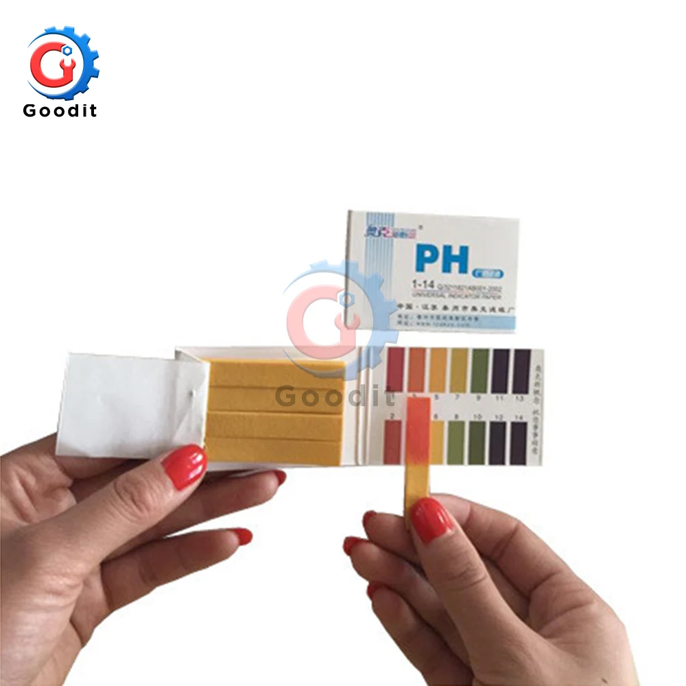 80 Strips PH Meters Indicator Paper PH Value 1-14 Litmus Testing Paper Tester Urine Health Care Paper Water Soilsting Kit