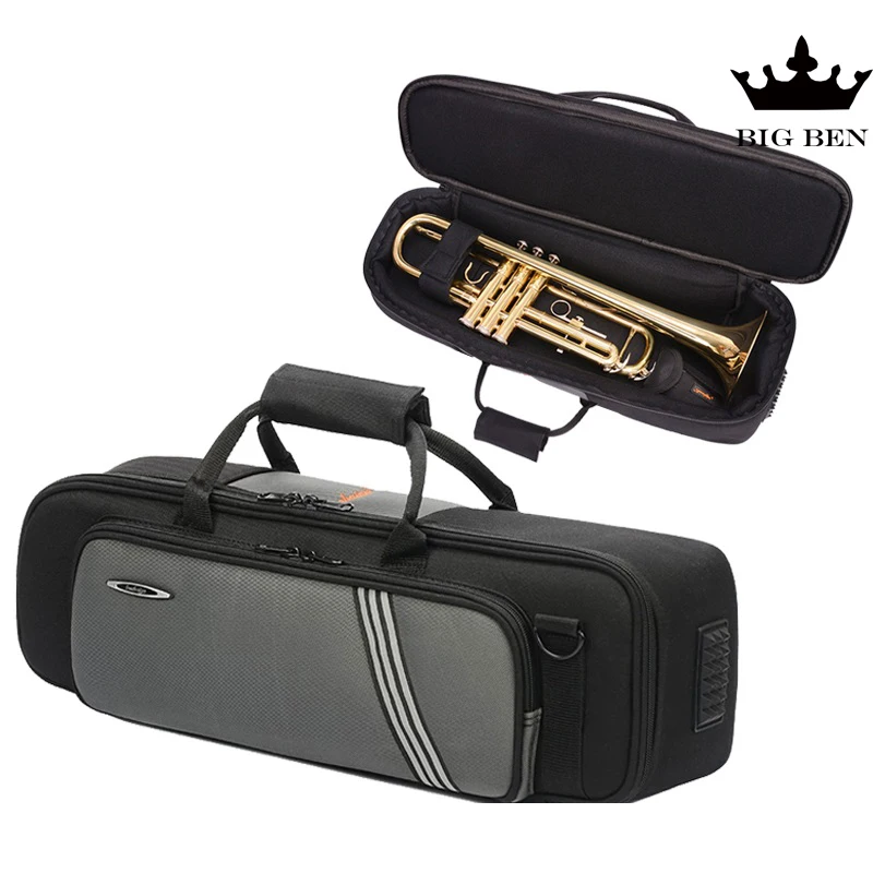 Waterproof Moisture Proof Professional Backpack Portable bB Trumpet Bag Brass Instrument Case Trumpet Bag Cover Brass Box Cover