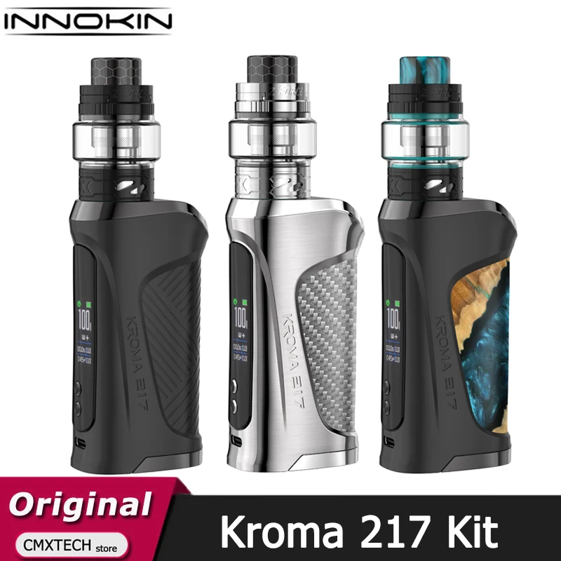 Original Innokin Kroma 217 Z Force Kit 100W Box MOD Vaper 5ml Tank Atomizer Fit ZF Z Force Coil E-Cigarette Vaping