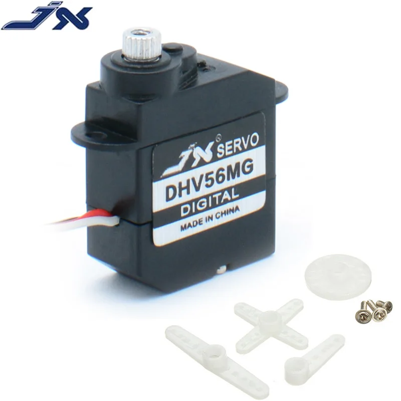 JX Servo DHV56MG 5.6g DS Digital Coreless MG Metal Gear HV Servo 1.2kg 0.10sec  For  RC Car Robot Airplane Aircraft Drone