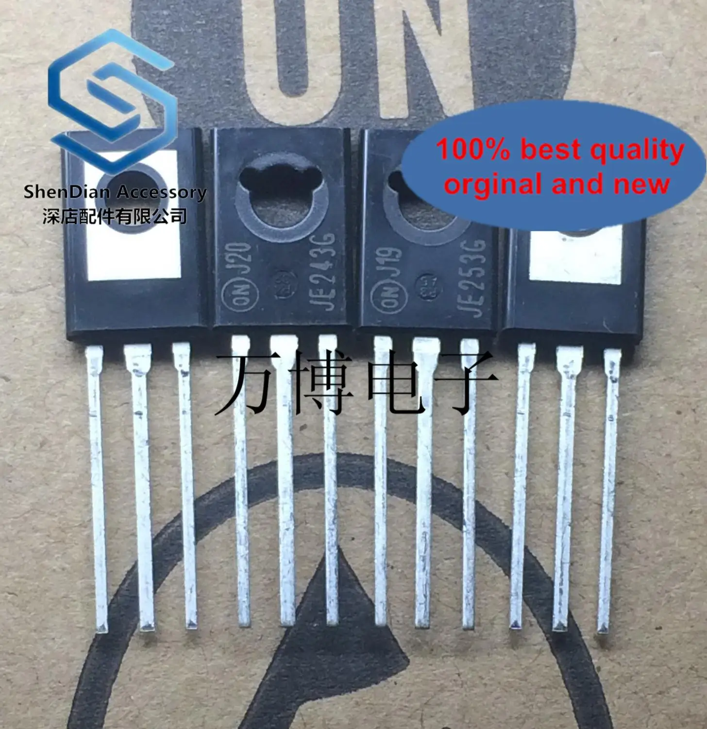 5 paires originales uniquement, nouveau MJE243 MJE253 E243 E253