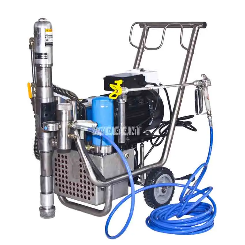 High-pressure Airless Spraying Machine Professional Airless Single Gun Paint Spraying Machine R966 220V 4500W 16L/min +Grinder