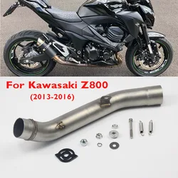 Slip on Z800 Motorcycle Exhaust Pipe Modified Connect Link Tube Middle Tube Pipe for Kawasaki Z800 2013 2014 2015 2016