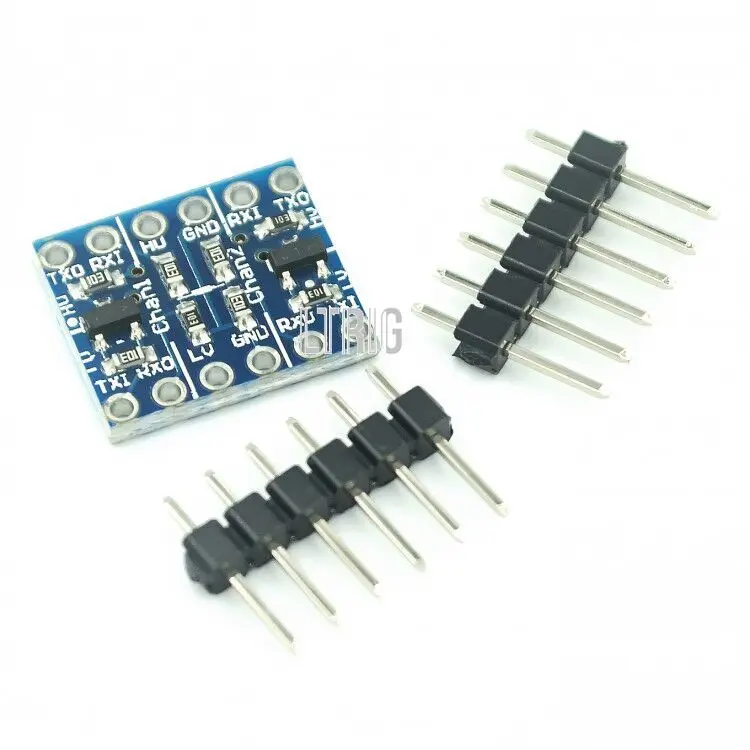 LTRIG Custom 1PCS 5V-3V IIC UART SPI 2 4-канальный модуль преобразователя уровня для Arduino via