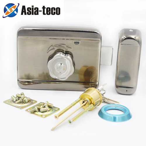 Cerradura eléctrica de Metal DC12V, sistema de Control de acceso, cerradura electrónica integrada para llanta de puerta