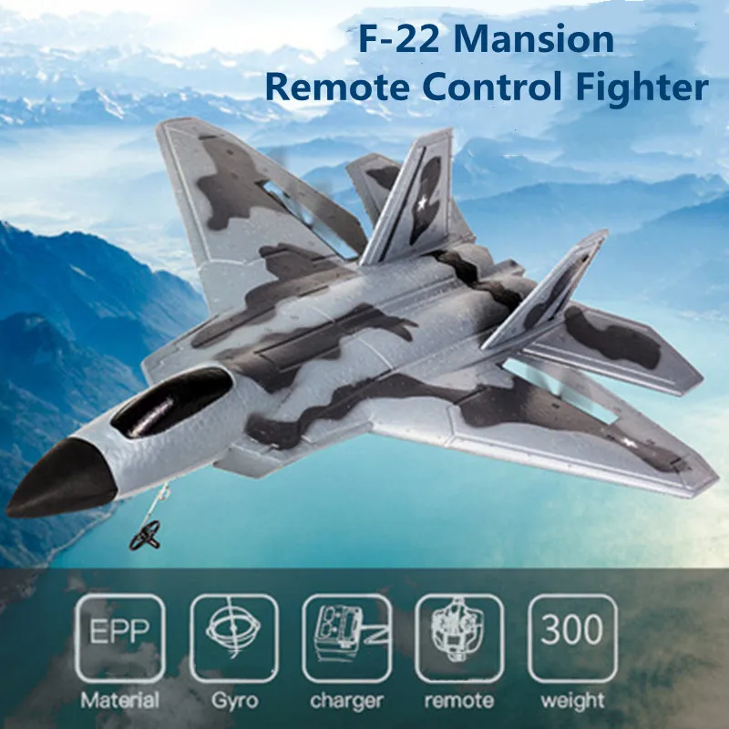 300M Remote Control Fighter Fixed Wing Plane Auto-Balance 20Mins Back Somersault  EPP Drop Resistant Material  RC Airplane Toy