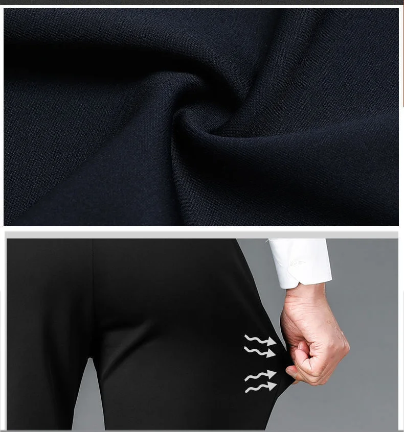 Fashion Men's Plus Size Fit Business Casual Pants Big Tall Classic Dress Pants Elasticity Casual Straight Leg Daily Trousers 10 H3994809b00524b08bf71367d6b9e0843w