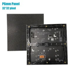 Panneau de signalisation matriciel LED 32x32, Module vidéo Led rvb P6, mur vidéo P2.5, P3, P4, P5, P6, P8, P10, écran d'intérieur, affichage couleur