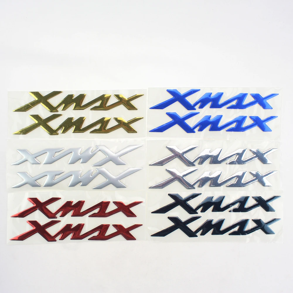 Motorcycle 3D Emblem Badge Decal Tank Wheel XMAX Sticker For Yamaha X-MAX 250 300 XMAX250 XMAX300