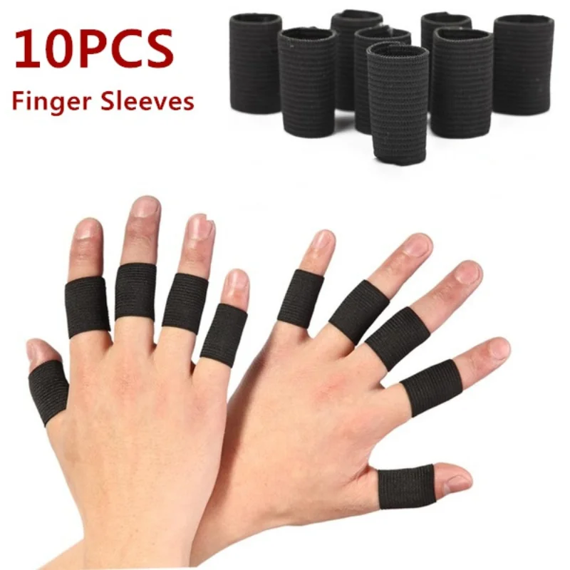 Black Gloves Basketball Knuckle Finger Guard Sports Sheath Finger Guard Protect Fingers Protective Gear Gloves