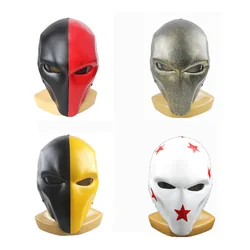 Deathstroke Helmet Arrow Season 5 Cosplay Helmet Fiberglass Full Face Mask Horror Accessories Props Halloween Masquerade