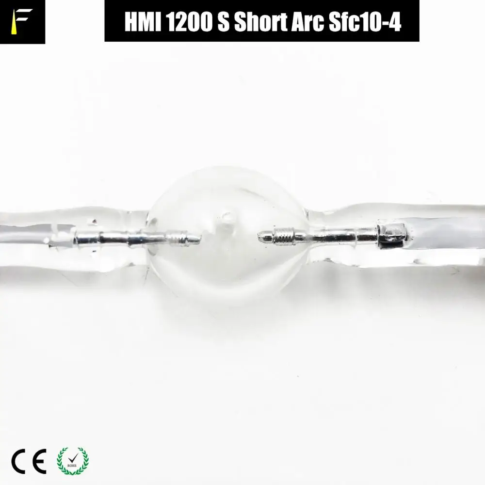 Stage Moving Head Scan Light Bulb hti hmi 1200 Display Optic Lamp HMI1200w /S Short Arc Gas Discharge Screw Pins Lamp DDQ1200W