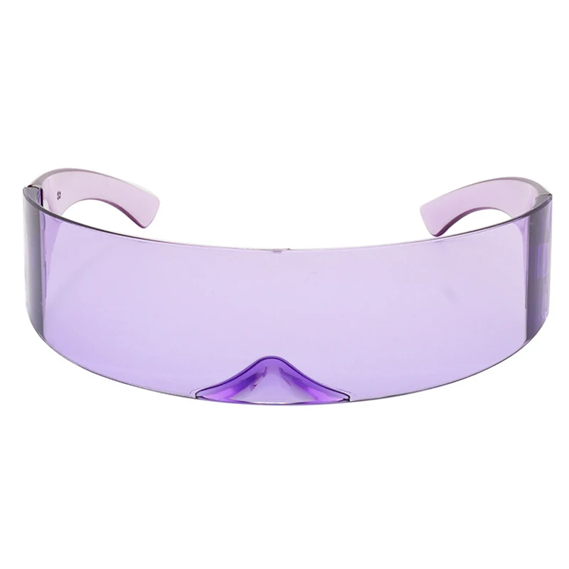 Y2k zukünftige Krieger randlose Sonnenbrille Punk Retro Sonnenbrille Fahrrad brille Mode Männer Frauen Hip Hop Party Brille neu – Detail 8