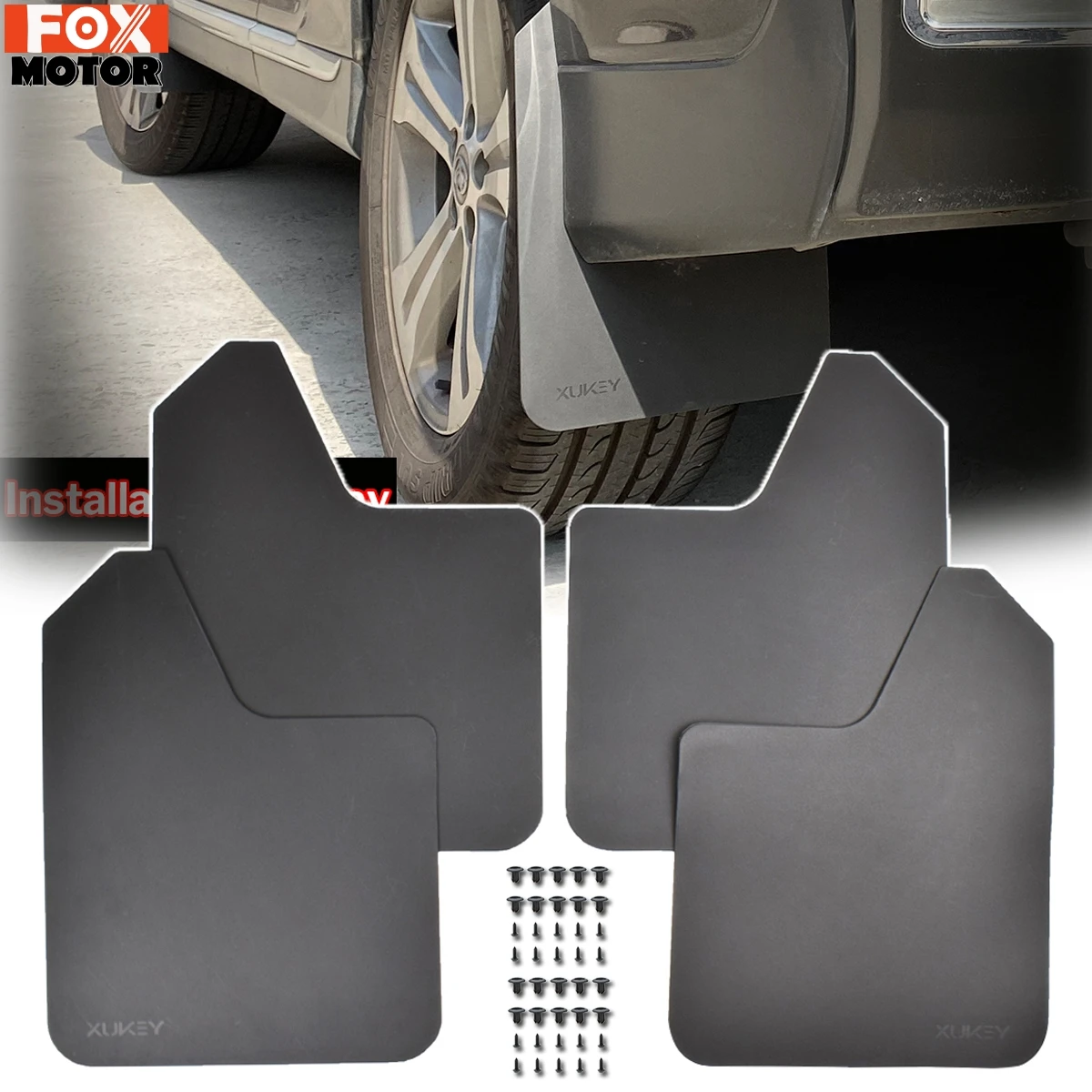 Wide Mud Flaps Mudguards Fender Splash Guards For Ford Mondeo ST RS Escape Kuga Edge Explorer Expedition Galaxy Puma Ranger T6