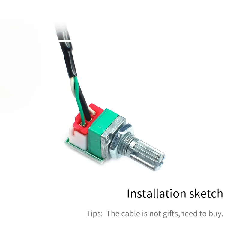 UNISIAN 오디오 커넥터 B50K R09 타입 볼륨 전위차계, 사운드 조절기 제어 어댑터 보드, DIY 앰프용