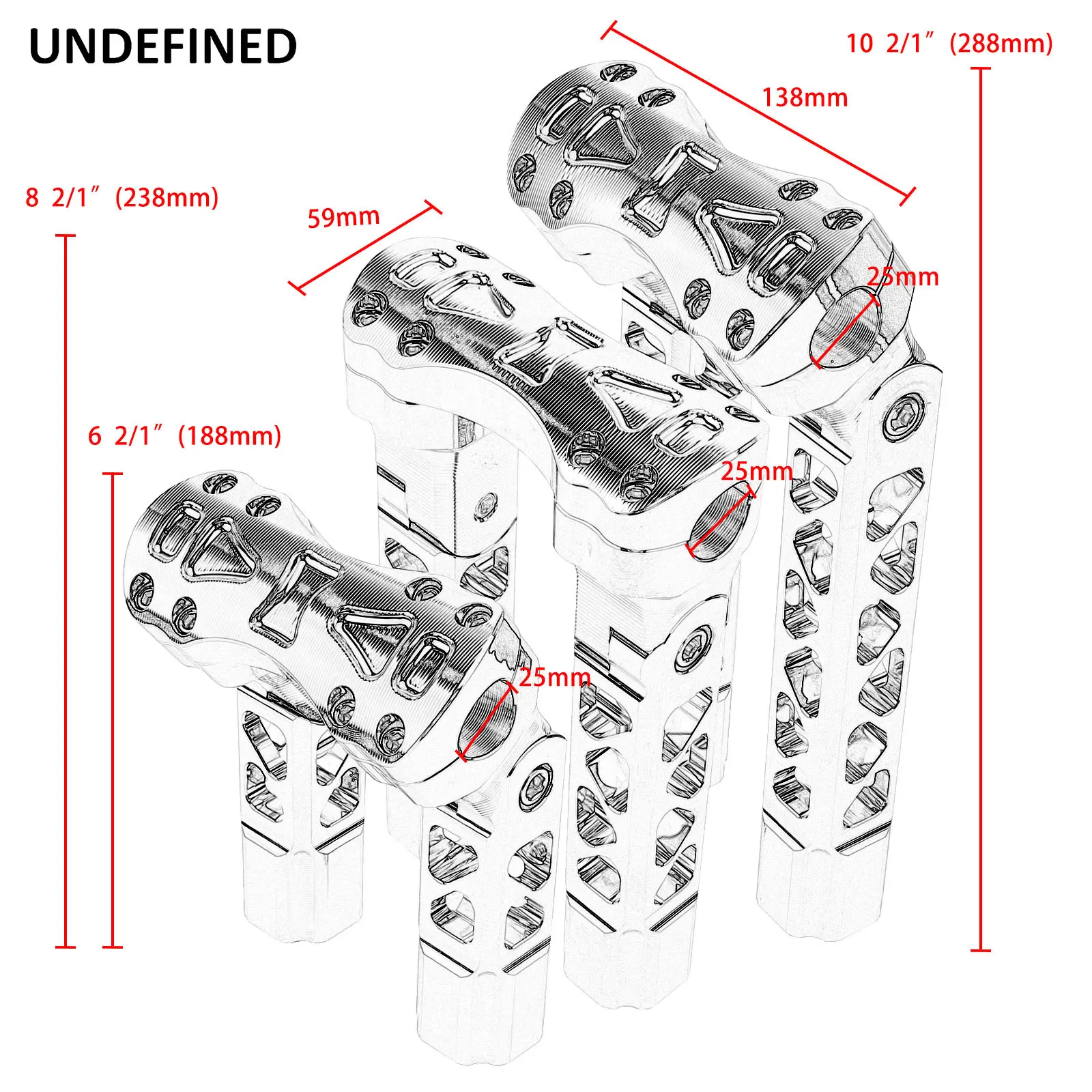 25mm Pullback Handlebar Risers Straight Adjust Riser Clamp For Harley Sportster 883 1200 Softail Fatboy Dyna Street Bob Touring