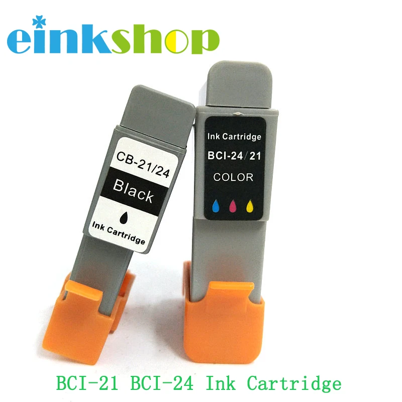 Einkshop BCI-21 BCI-24 bci 21 24 Compatible Ink Cartridge for Canon BJC 2000 2100 2115 2120 400 410 400j 4000 printer