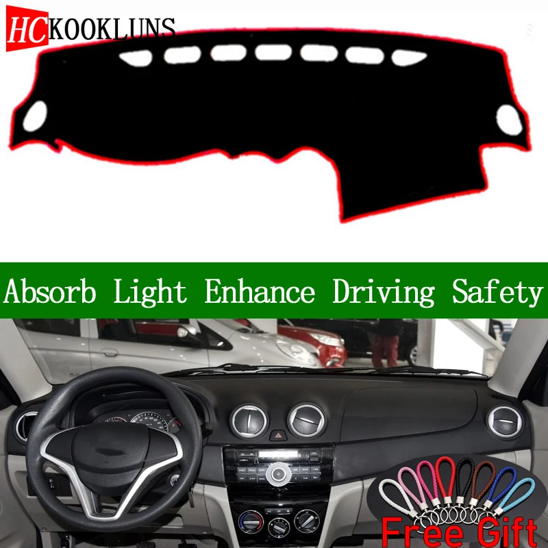 

Чехол для приборной панели changan Alsvin V3 2012 2013-2015, Солнцезащитный коврик для приборной панели, коврик, коврик, автомобильные наклейки, аксессуары для интерьера