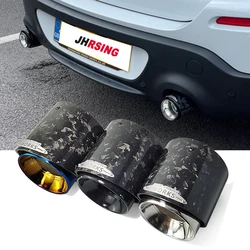 High Quality Forged Carbon Fiber Exhaust Pipe for Decor JCW Mini Coopers F54 F55 F56 F57 F60 R55/R56/R57/R58 Car Tail Tips