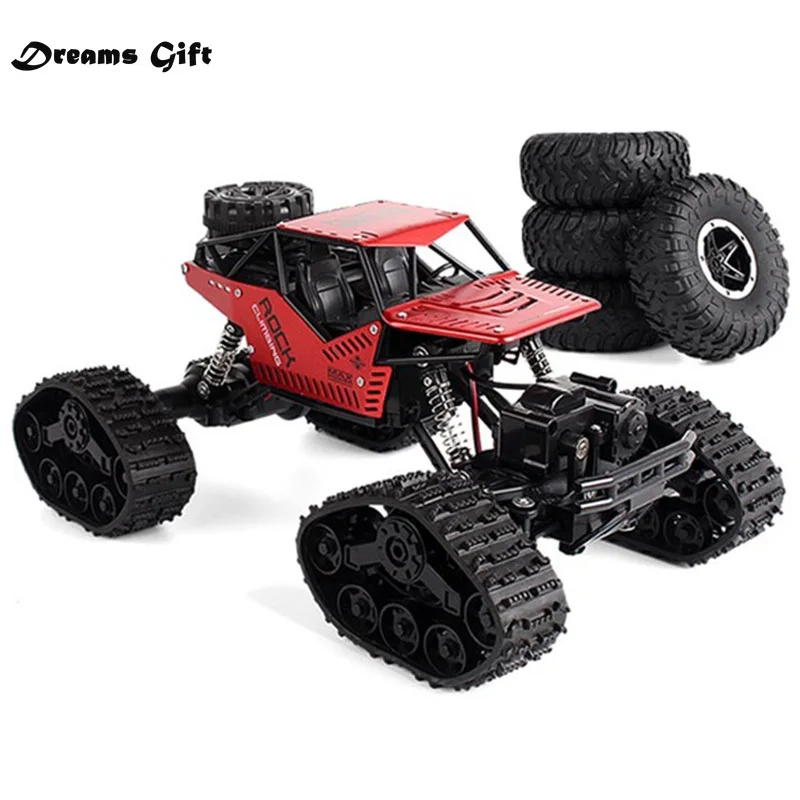 Electric Rc Car Rock Crawler Remote Control Toys Change Track Tire Radio-Controlled Cars Gifts For Boys Crawler Wheel Automobile