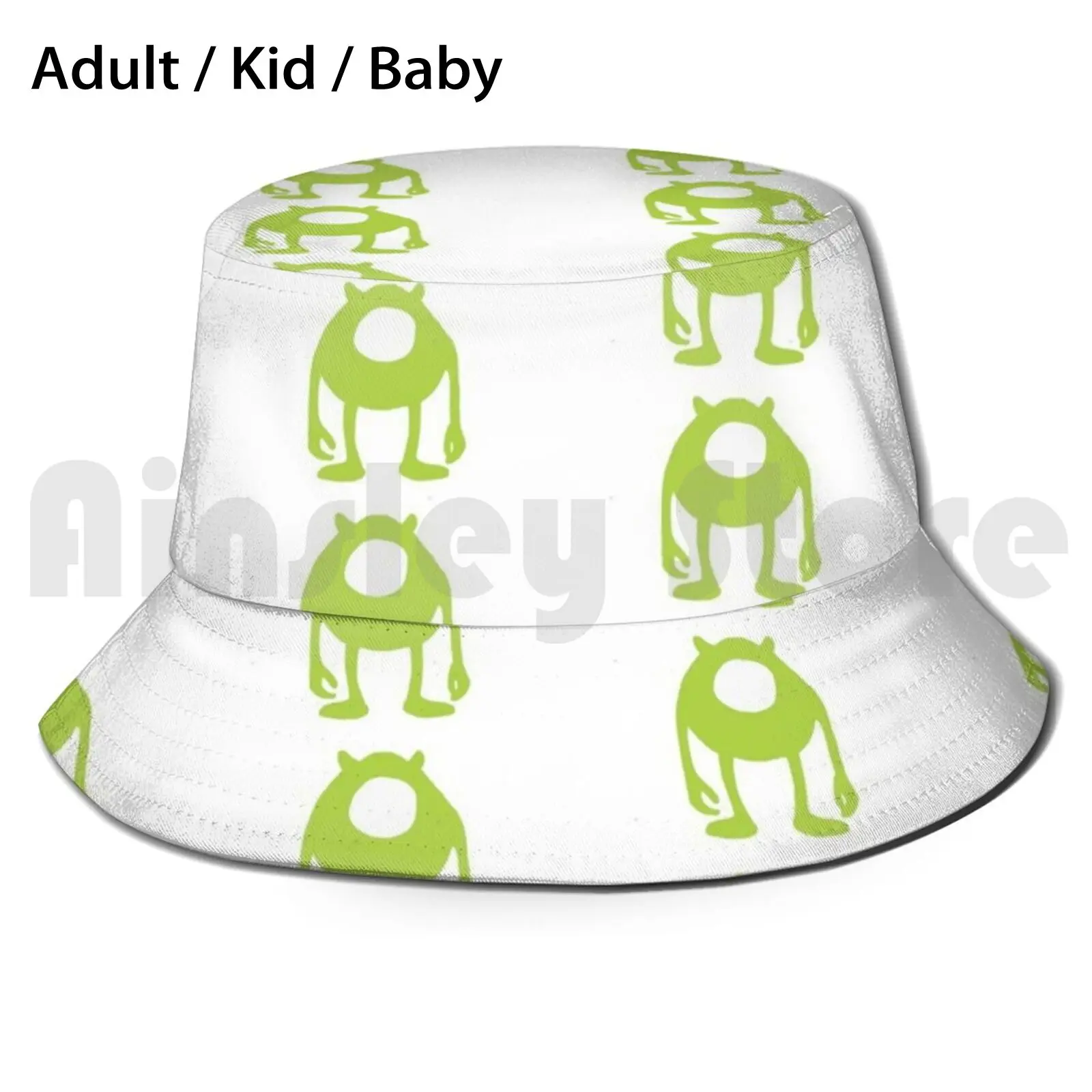 Mike Wazowksi Silhouette Sun Hat Foldable UV Protection Pixar Monsters Inc Monster Sulley Mike Parks Walt Silhouette