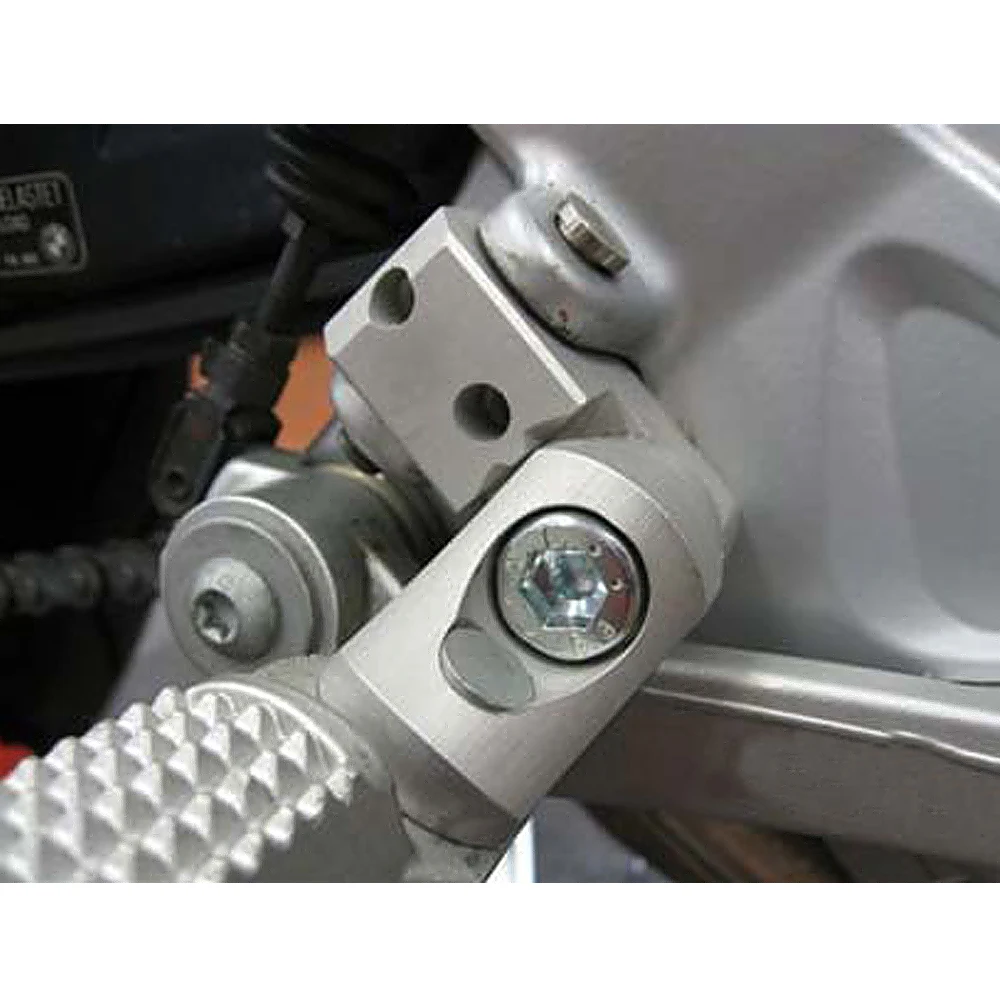 Nova motocicleta pé peg passageiro footpeg baixando kit para bmw k1 k1300r k1300s k1200s k1200r k1200r esporte k 1300 s r k 1200 r