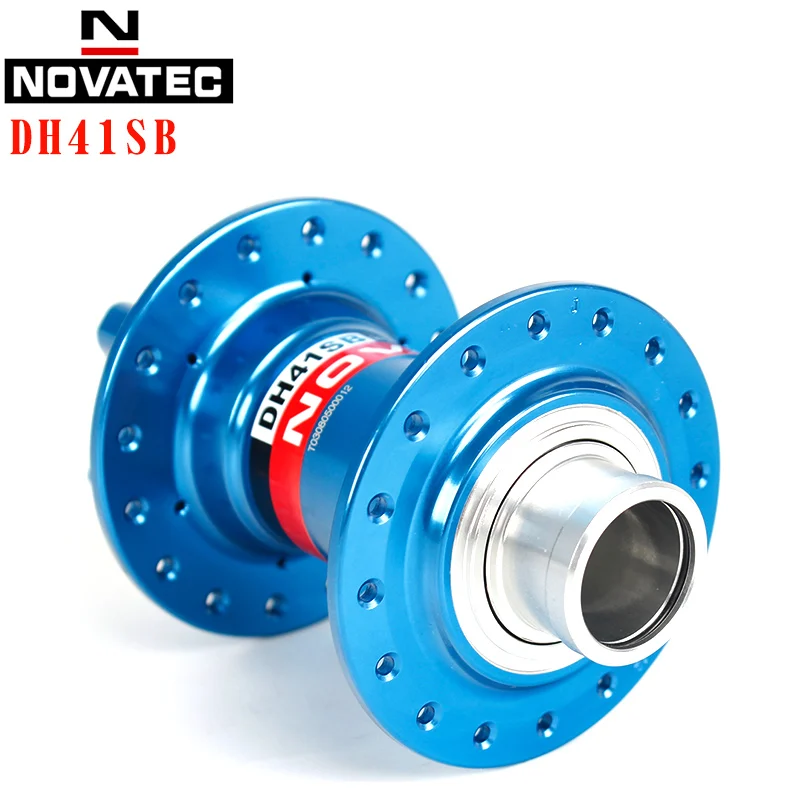 Novatec bicycle hub DH41SB  20mm cylinder shaft front flower DH speed drop front bearing hub bicycle accessories