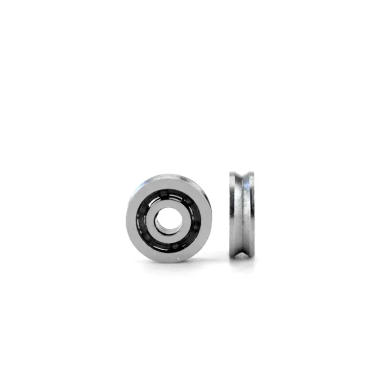 V623 offene V-Nut-Kugellager 3x10x3 mm, Riemenscheiben-Rollenlager 3*10*3mm, Führungswalzenlager – Detail 2