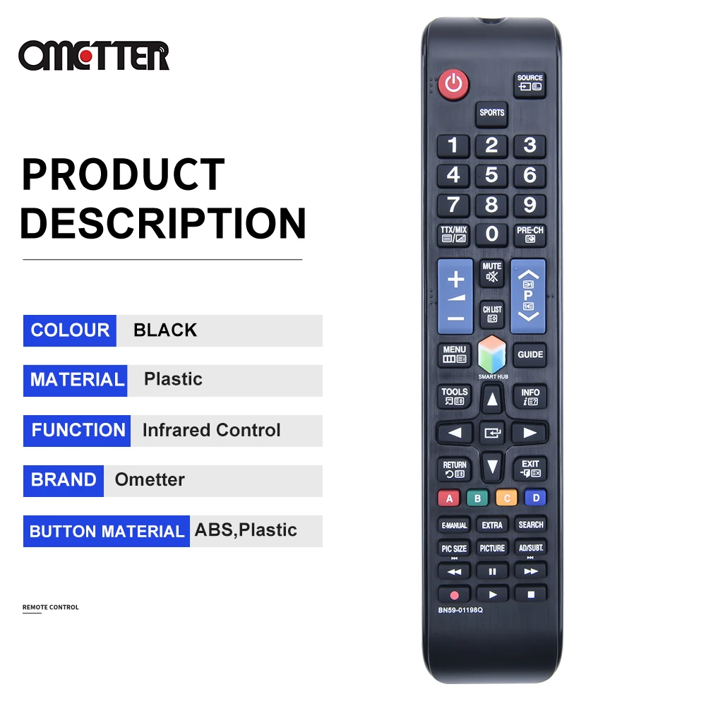 BN59-01198Q AA59-00594A New for Samsung  LED Smart TV Remote Control UE43NU7400U UE32M5500AU UE40F8000