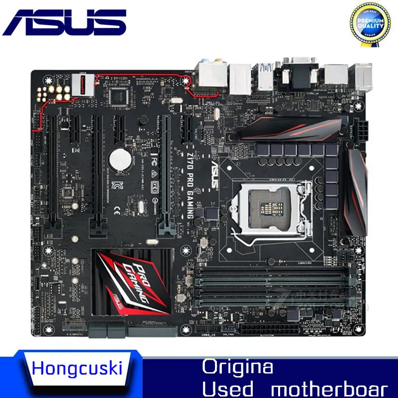 

Used For ASUS Z170 PRO GAMING original M.2 NVME 6th motherboard Socket LGA1151 DDR4 Z170 Desktop Motherboard