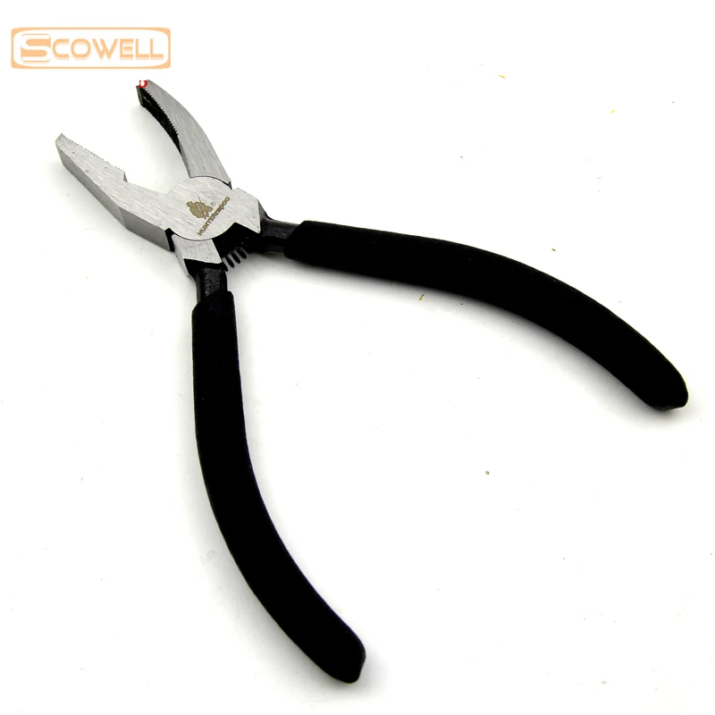 4pcs Title Pliers Kit 1 Pc 6 Inch Convex Jaw Glass Nipper 1pc 8 Inch Mosaic Cutting Pincers and Tile Tweezer DIY Hand Tools