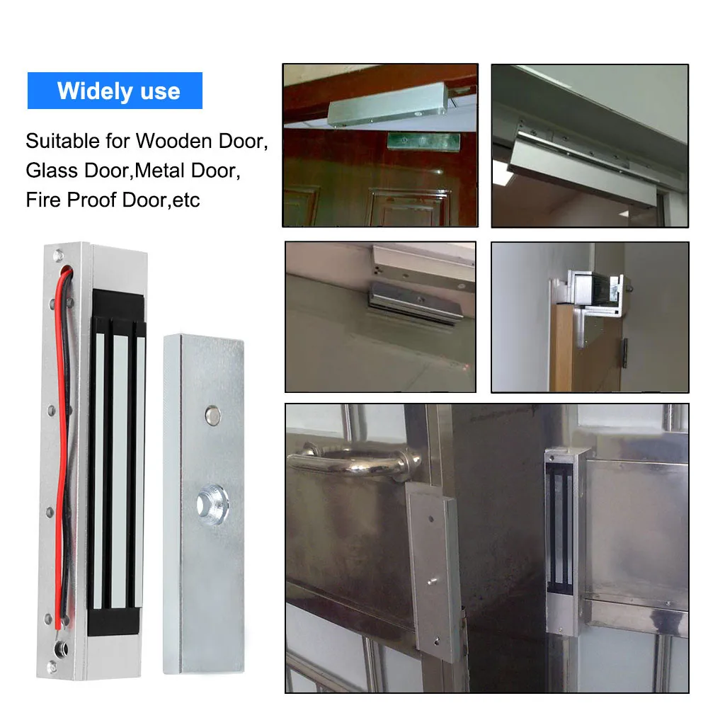 YiToo-Control de Acceso de puerta inteligente, cerradura con huella dactilar, biométrica RFID, teclado magnético eléctrico, puerta de madera, puerta