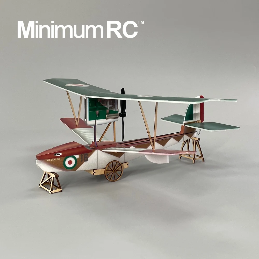 الحد الأدنى من طائرة RC Macchi M5 KIT غير مجمعة