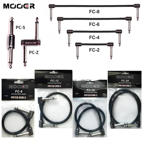 MOOER FC/PC 시리즈 기타 이펙트 패치 케이블