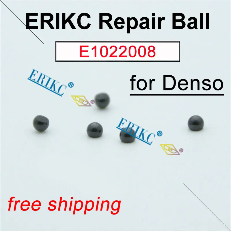 Diesel Injector Spare Parts Hemisphere Balls E1022008 Fuel Injection Repair Black Half Ball Valve Ball for DENSO Sprayer Nozzle