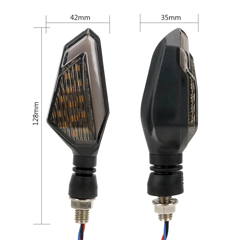 Motorbike Blinker Front Rear Universal Moto Accessories 2Pcs/Set Signal Lamp DC 12V Motorcycle LED Turn Signal Lights