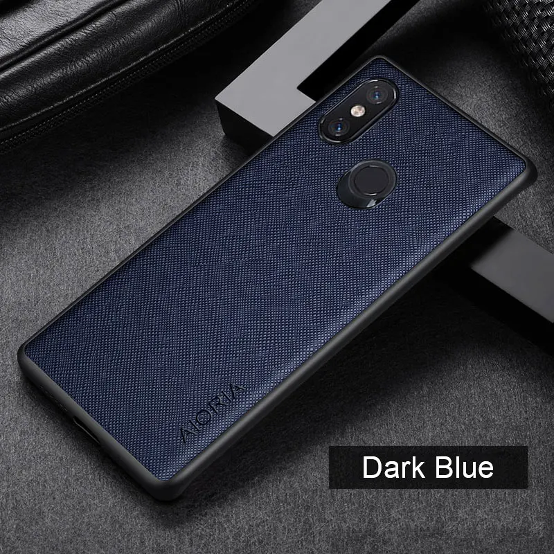 Luxury leather case for Xiaomi Mi 8 and Mi 8 Lite