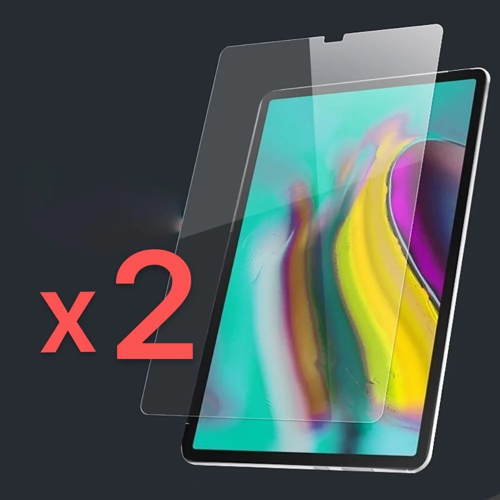 

2Pcs Tablet Tempered Glass Screen Protector Cover for Samsung Galaxy Tab S5E T720 Full Coverage Explosion-Proof Protective Film